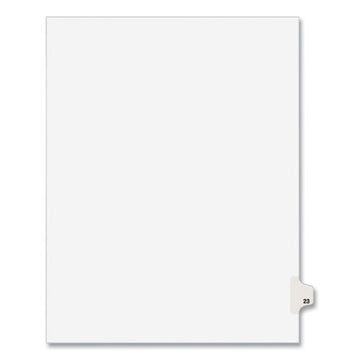 Avery® Preprinted Legal Exhibit Side Tab Index Dividers, Avery Style, 10-tab, 23, 11 X 8.5, White, 25-pack, (1023) freeshipping - TVN Wholesale
